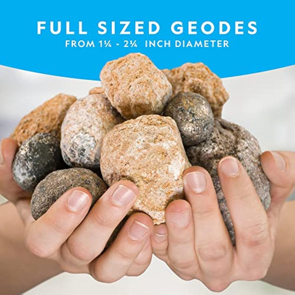 National Geographic 10 Premium Geodes STEM Science Kit with Goggles