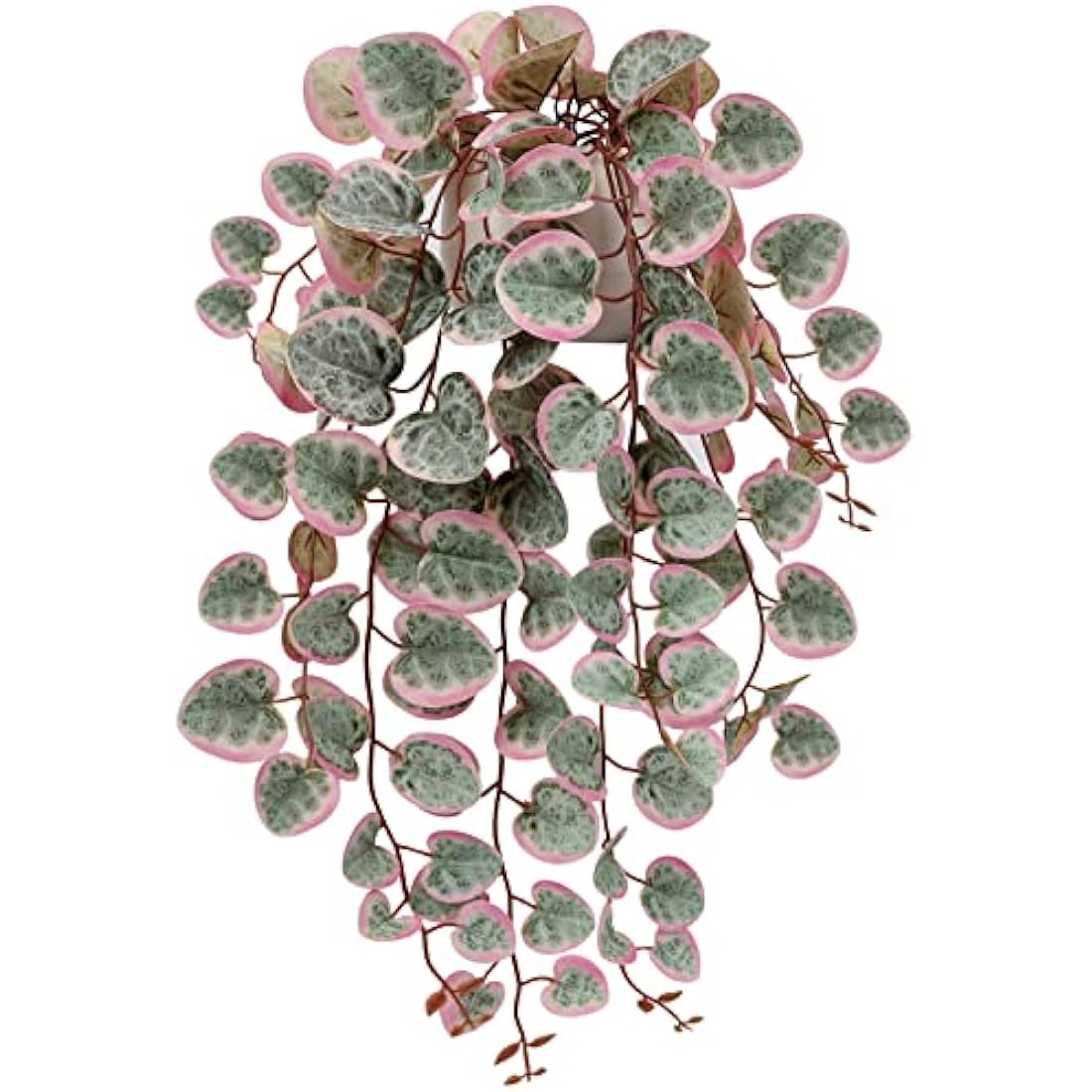 Hollyone Artificial String of Hearts Potted Plants – Faux Trailing Greenery