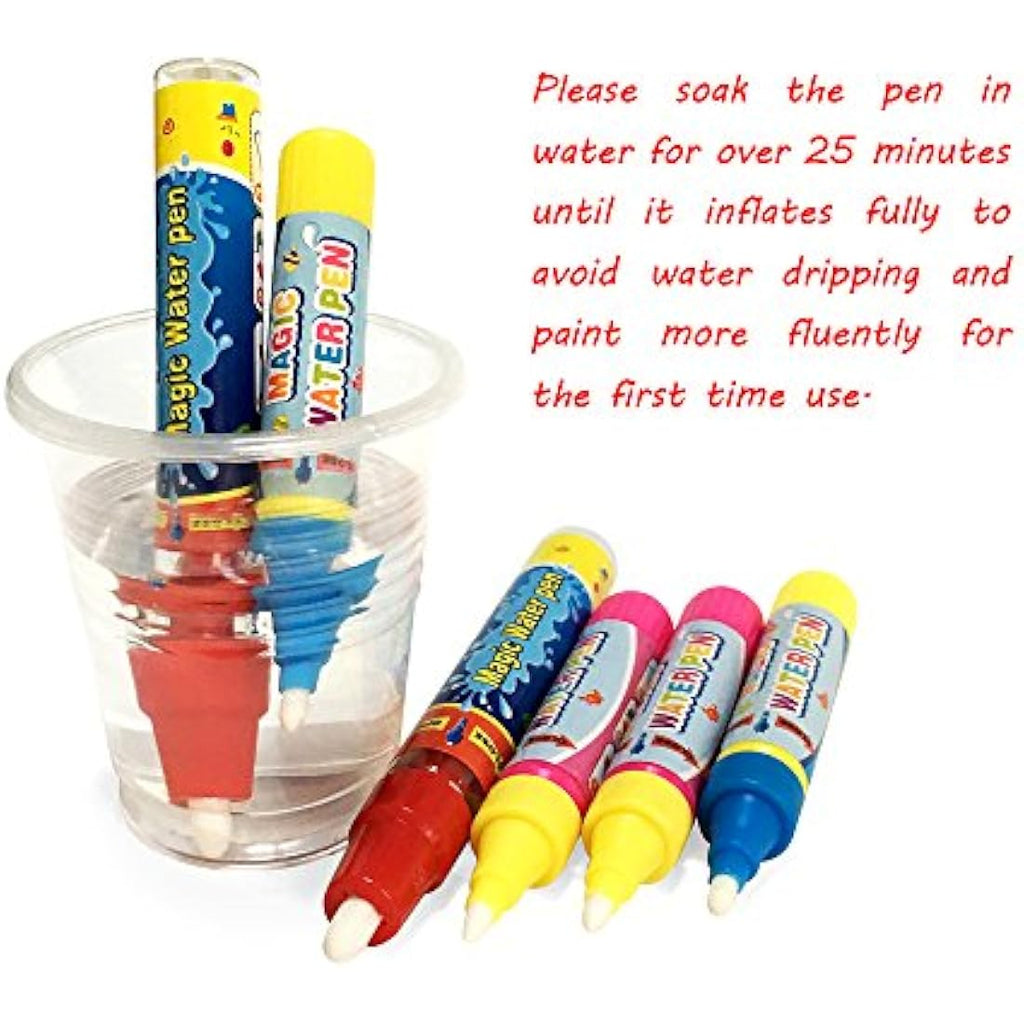 JAYSRIS Magic Water Replacement Pens | 6-Pack Refillable Doodle Pens