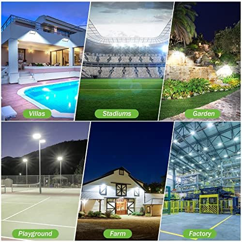 YIQIBRO 200W LED Floodlight – 20000LM IP67 Waterproof Security Light