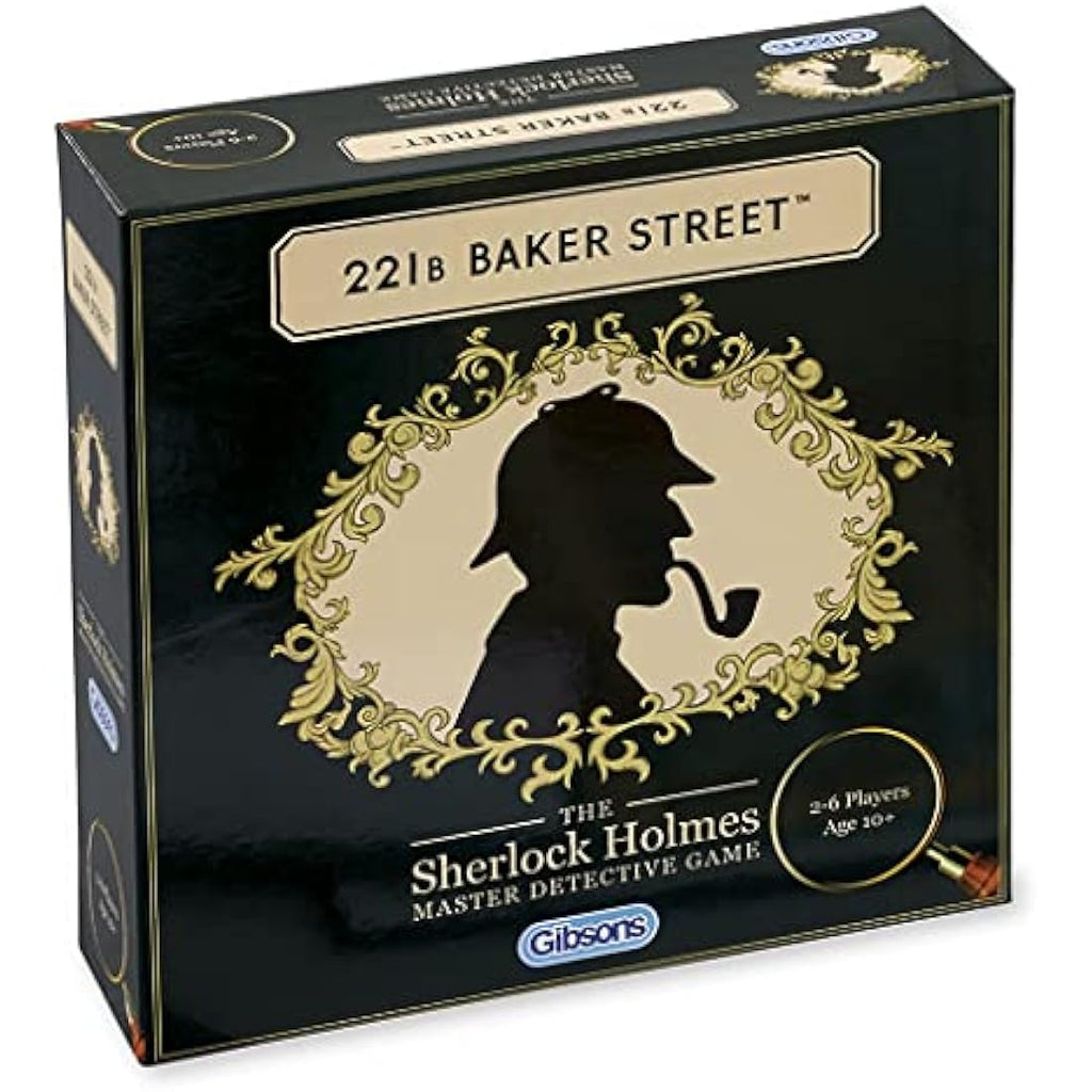 Gibsons 221B Baker Street Board Game | Sherlock Holmes Mystery Game