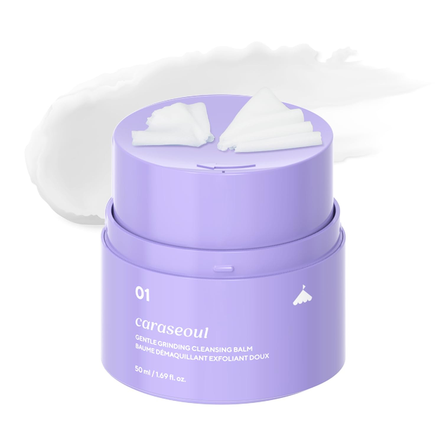 caraseoul Grinding Cleansing Balm | Vegan Makeup Remover with BHA & Bakuchiol