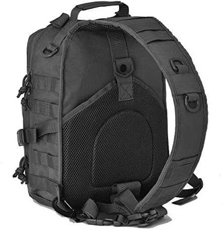 Gowara Gear Tactical Sling Bag – Military Rover Shoulder Backpack, Black