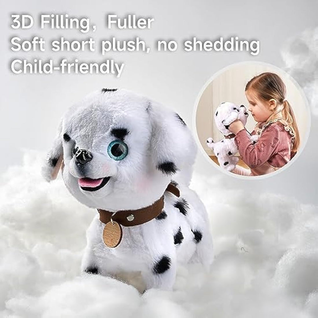 OR OR TU Interactive Walking Dog Toy - Remote Control Plush Puppy for Kids