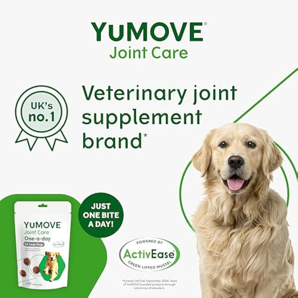 YuMOVE Joint Supplement for Large Dogs - Hip and Joint Care, 30 Chews
