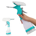 Jolof Store 4-in-1 Window Cleaner | Spray Squeegee with Absorbent Box