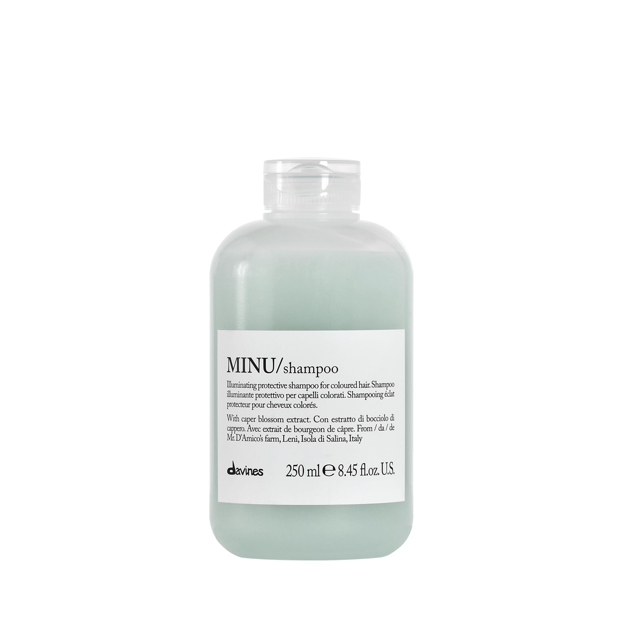 Davines MINU Protective Shampoo for Colored Hair - Shiny & Color-Safe 250ml