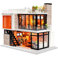 Spilay DIY Miniature House Kit: Florence 1:24 Wooden Dollhouse with Music Box