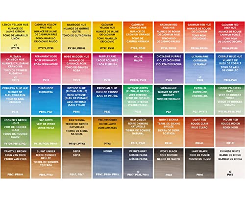 Winsor & Newton Cotman Watercolour Studio Set – 45 Half Pans & Brush
