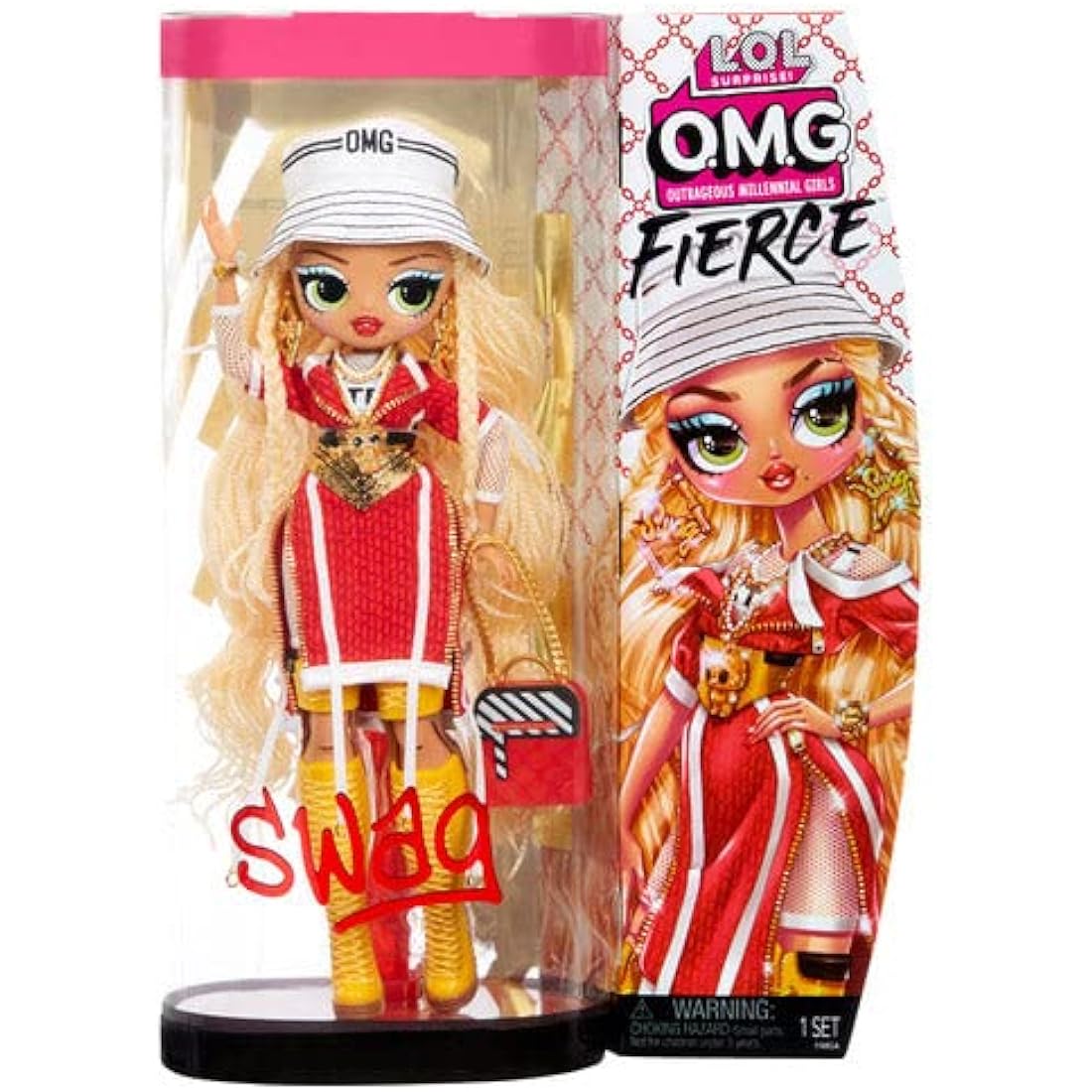 LOL Surprise OMG Fierce Swag Fashion Doll – 11.5" Posable Toy with 15 Surprises