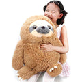 Winsterch Large Sloth Stuffed Animal - 20 Inch Plush Toy - Brown