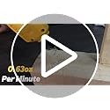 Mellif 100W Cordless Hot Glue Gun for Dewalt 18V Battery | 11mm Sticks