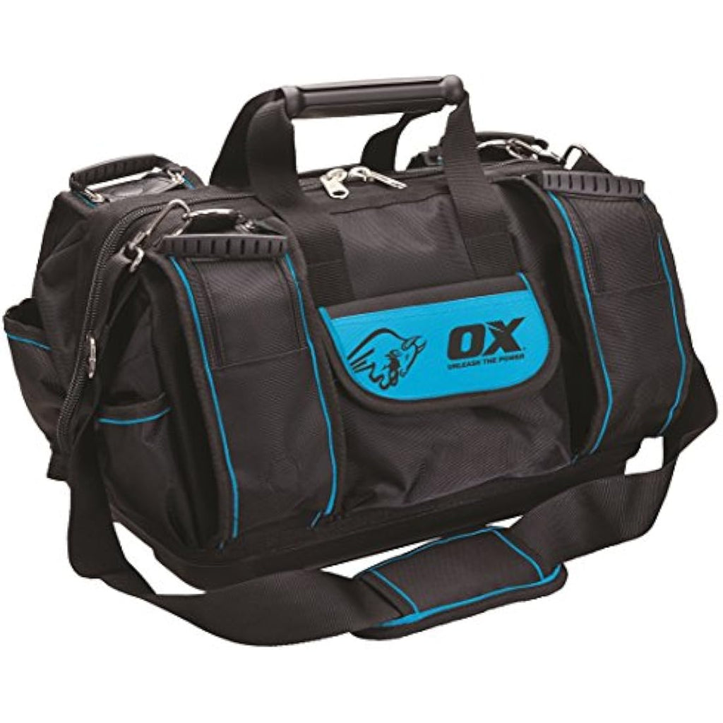 OX Pro Super Open Mouth Tool Bag – Heavy-Duty Professional Organizer