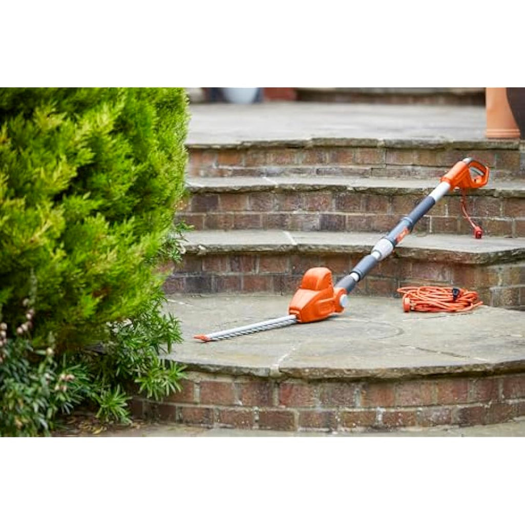 Flymo EasiCut Reach 480 Electric Hedge Trimmer – 500W Telescopic