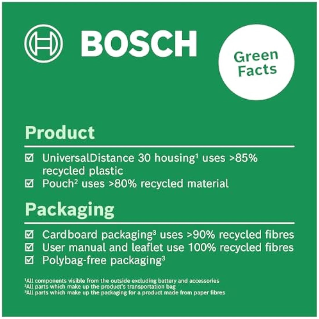Bosch PLR 30 C Laser Distance Meter – 30m Rangefinder with Color Display