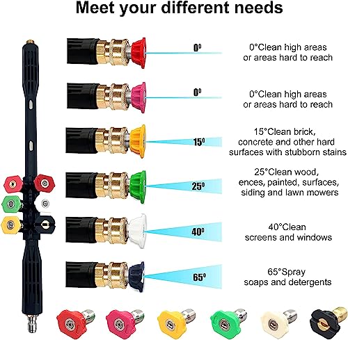 Jolof Store Pressure Washer Extension Wand - 9 Pack Gutter Cleaning Tools