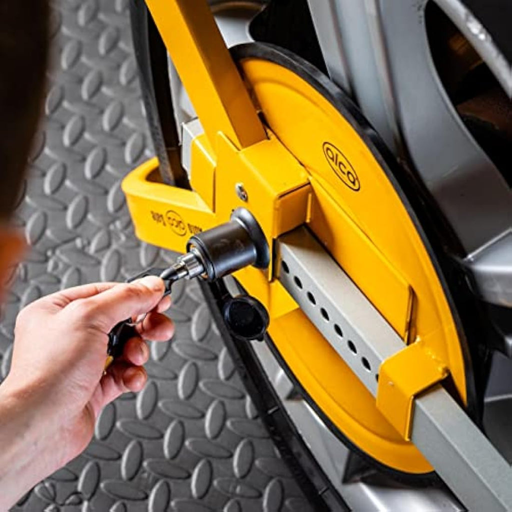 Alca XL Car Wheel Clamp Anti-Theft Lock for 16"-19" Tyres with Disc