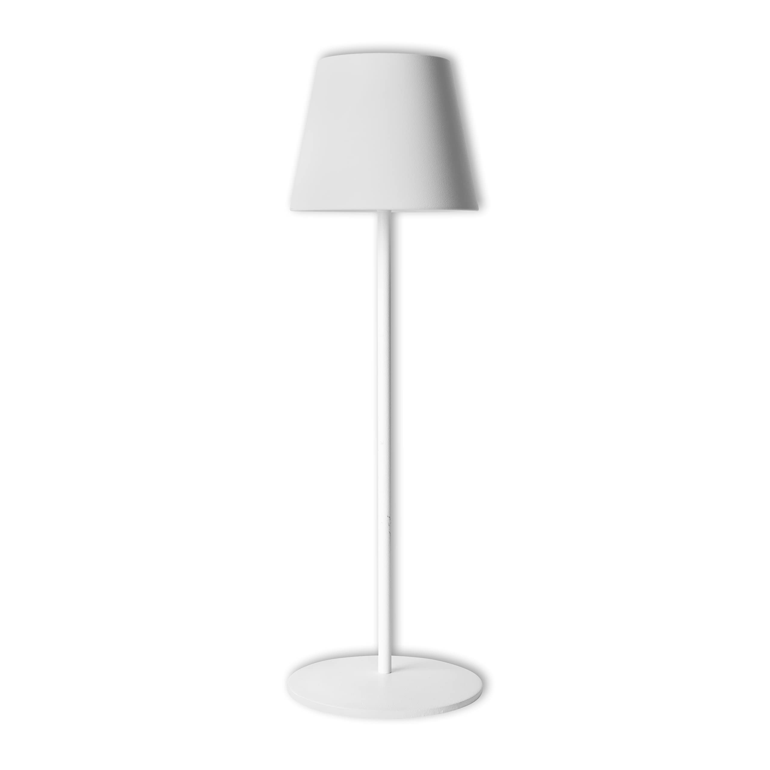 4lite Portable LED Table Lamp – Matt White Dimmable IP54 Outdoor Light