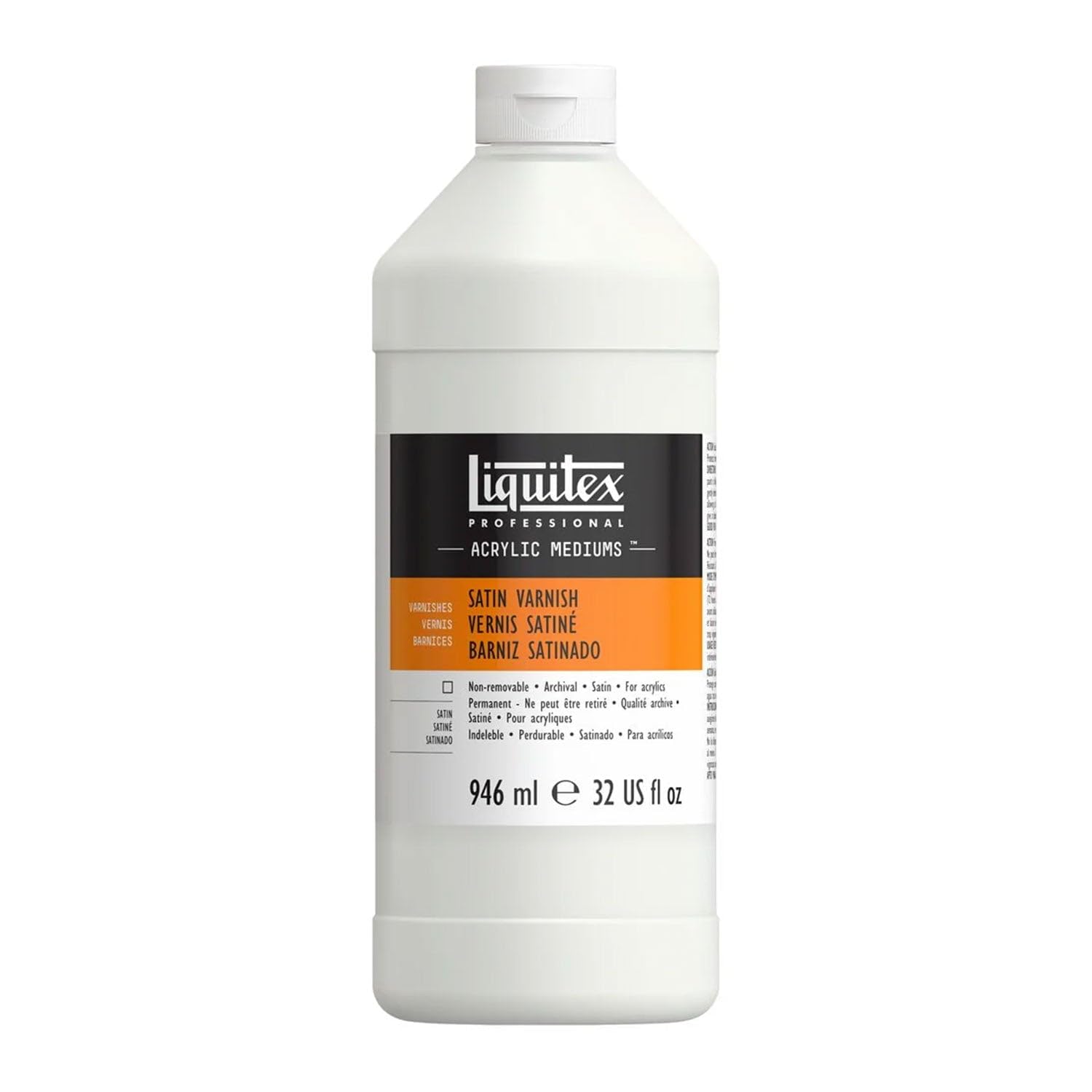 Liquitex Professional Acrylic Varnish – Satin Finish, 946 ml Bottle