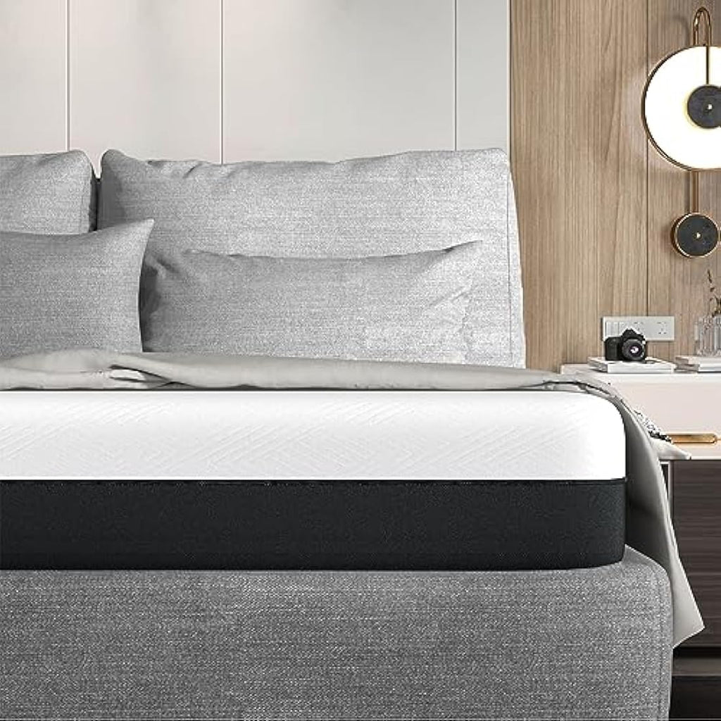 Wowttrelax King Size Gel Memory Foam Mattress – 6 Inch Medium Firm