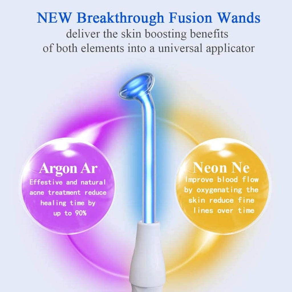 FAZJEUNE 5-in-1 High Frequency Facial Wand | Skin Tightening & Acne Device