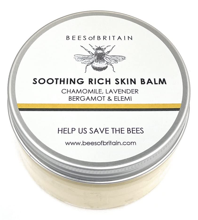 Bees of Britain Natural Skin Balm – Shea & Beeswax Moisturizer 100ml