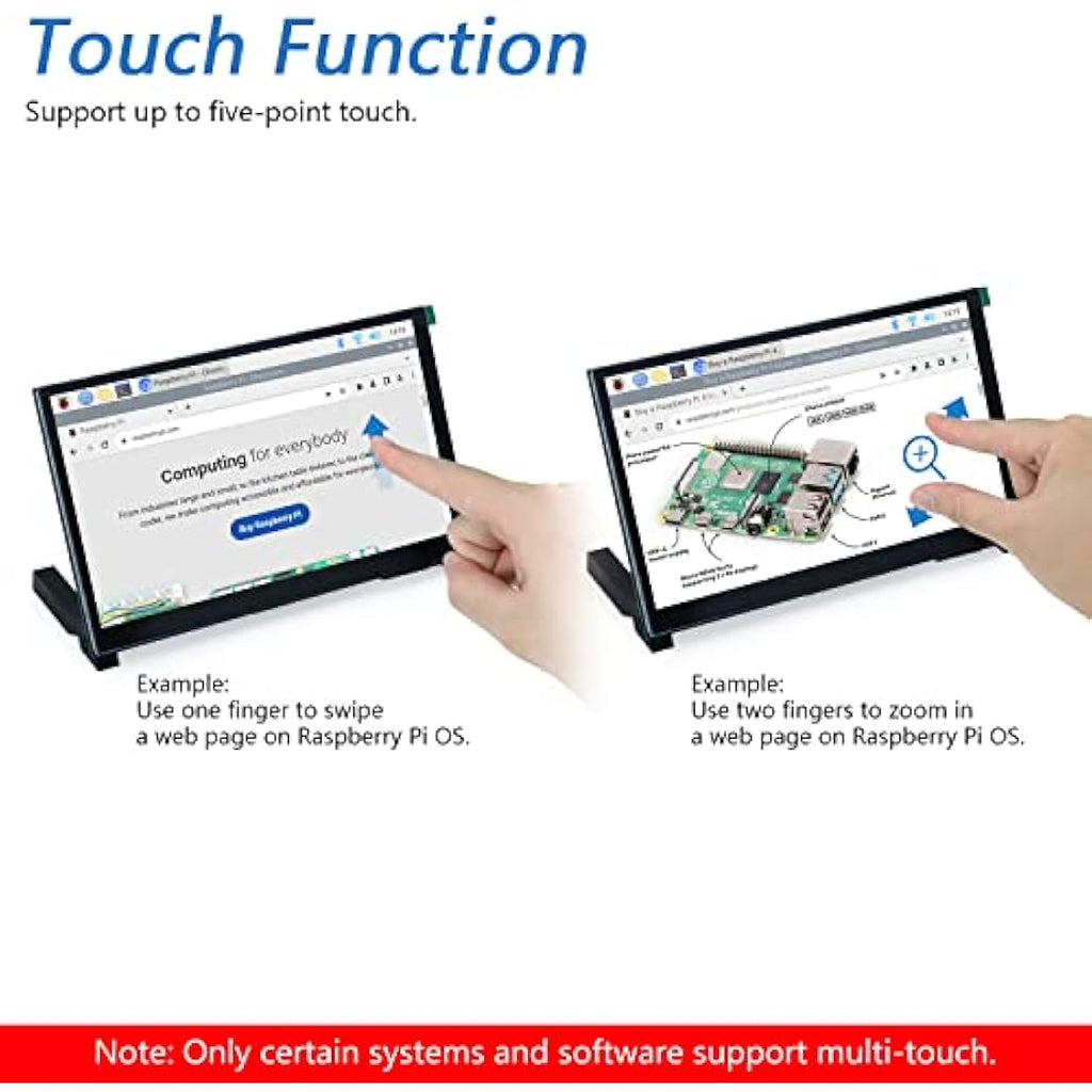 Freenove 7 Inch IPS Touchscreen Monitor for Raspberry Pi – MIPI DSI