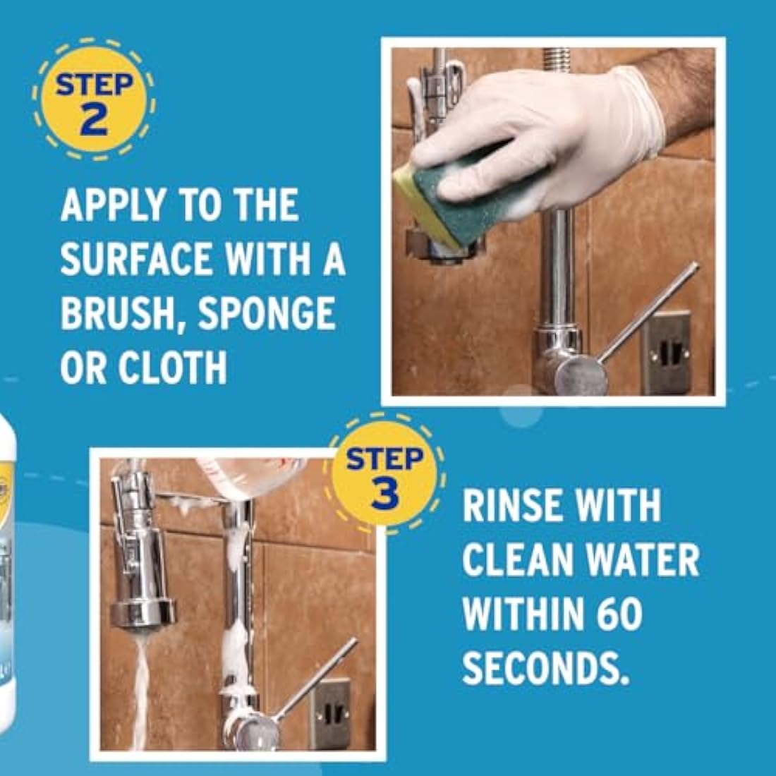 Zep Commercial Calcium Lime and Rust Cleaner - 1L Limescale Remover