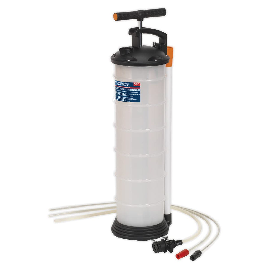 Sealey TP69 6.5L Vacuum Oil and Fluid Extractor - Manual Pump