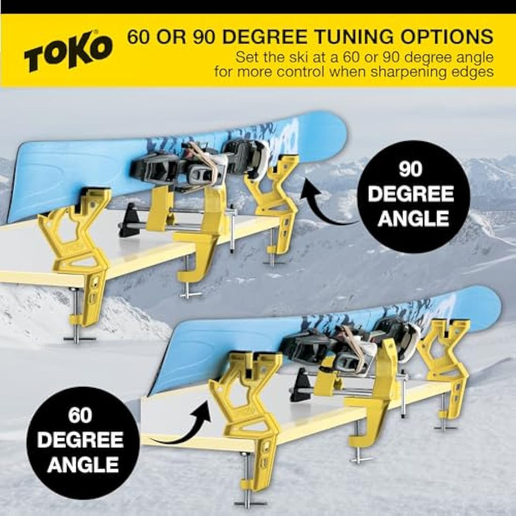 TOKO Ski Vise Freeride – 155mm Wide Ski Tuning and Maintenance Tool