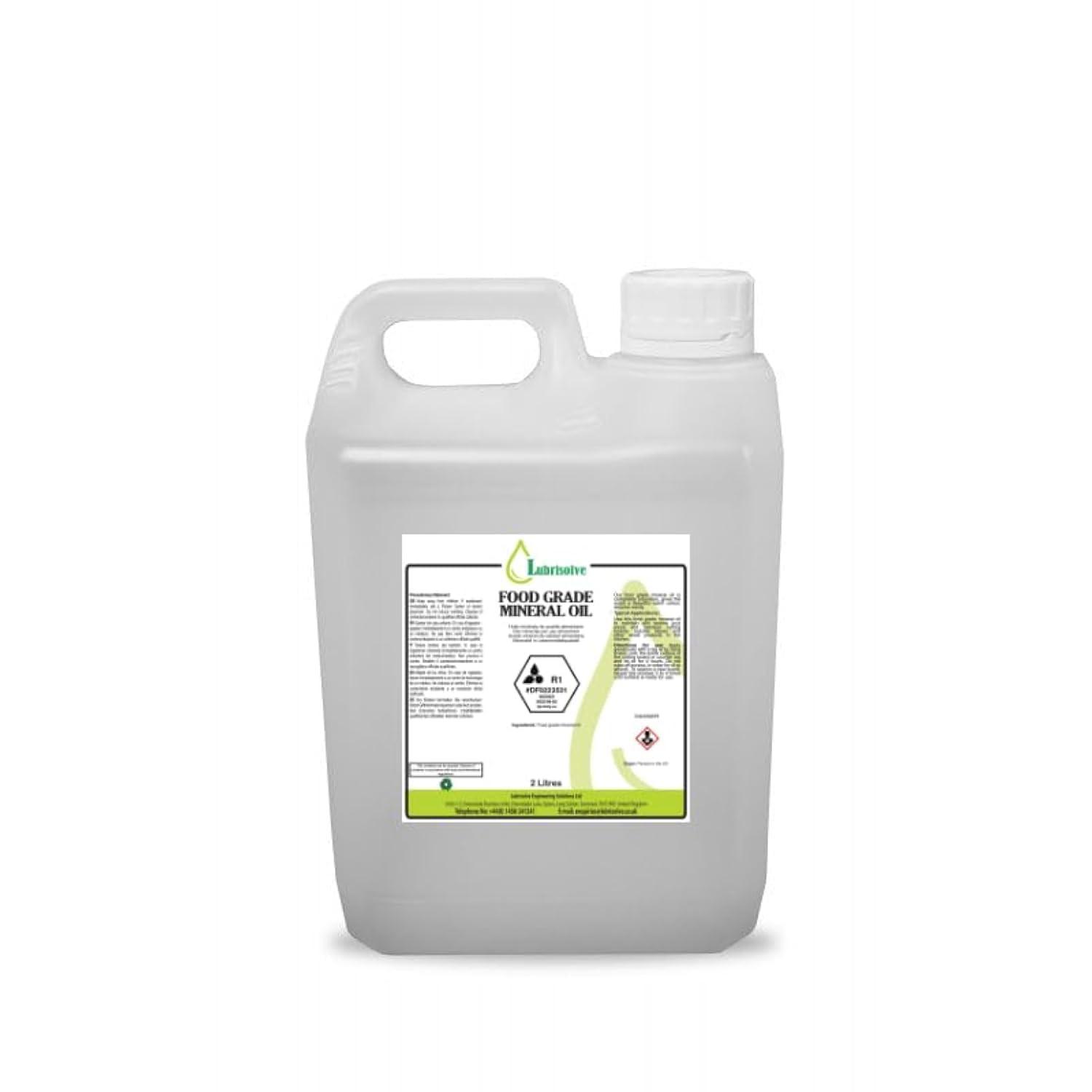 Lubrisolve Food Grade Mineral Oil for Cutting Boards & Butcher Blocks - 2L