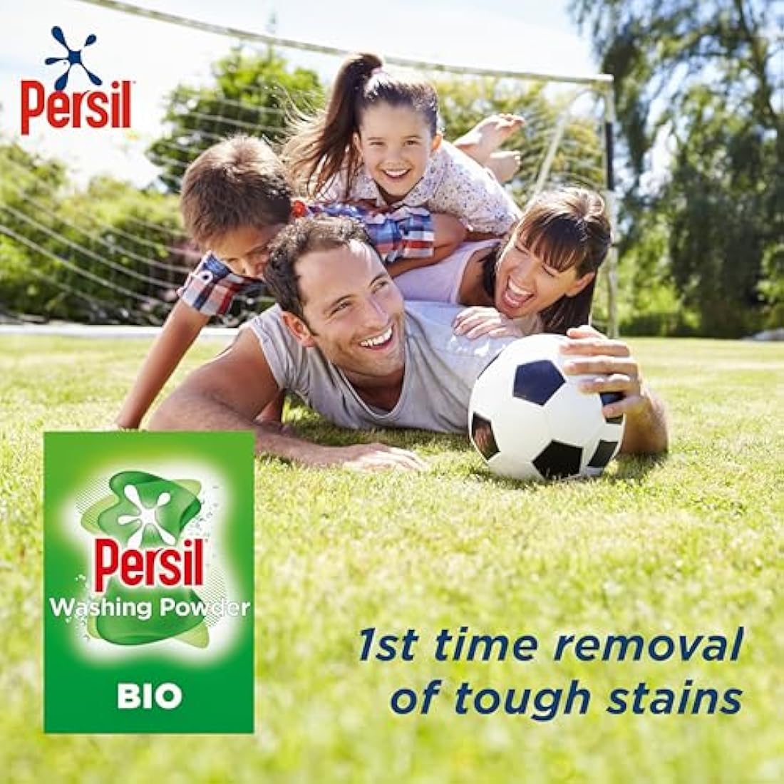 Persil Bio Washing Powder – Stain Removal Laundry Detergent 84 Washes