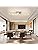 Depuley Modern LED Ceiling Light | Dimmable 40W Square Lamp with Remote
