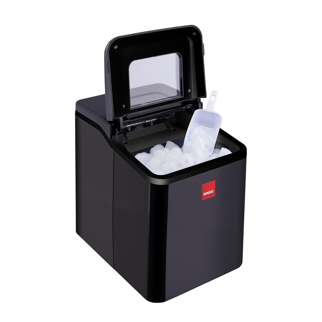 Sensio Home Ice Cube Maker | 12kg Countertop Machine with Self-Cleaning