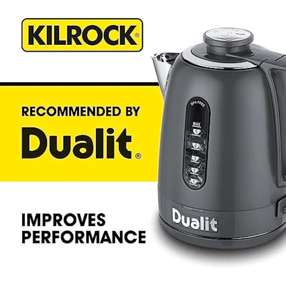 Kilrock Mega-K Multi-Purpose Descaler - 6x1L Limescale Remover (72 Doses)