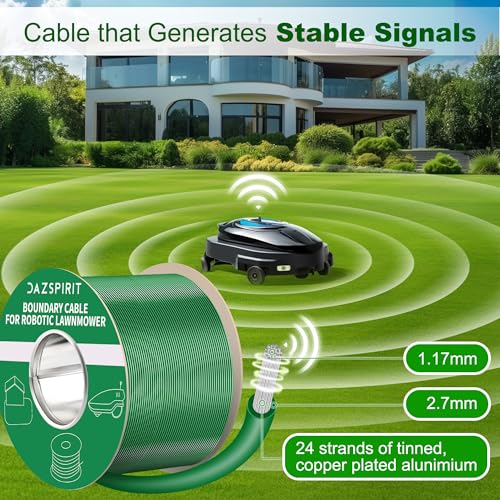 DazSpirit 200m Robot Lawnmower Boundary Cable Kit with Pegs & Connectors