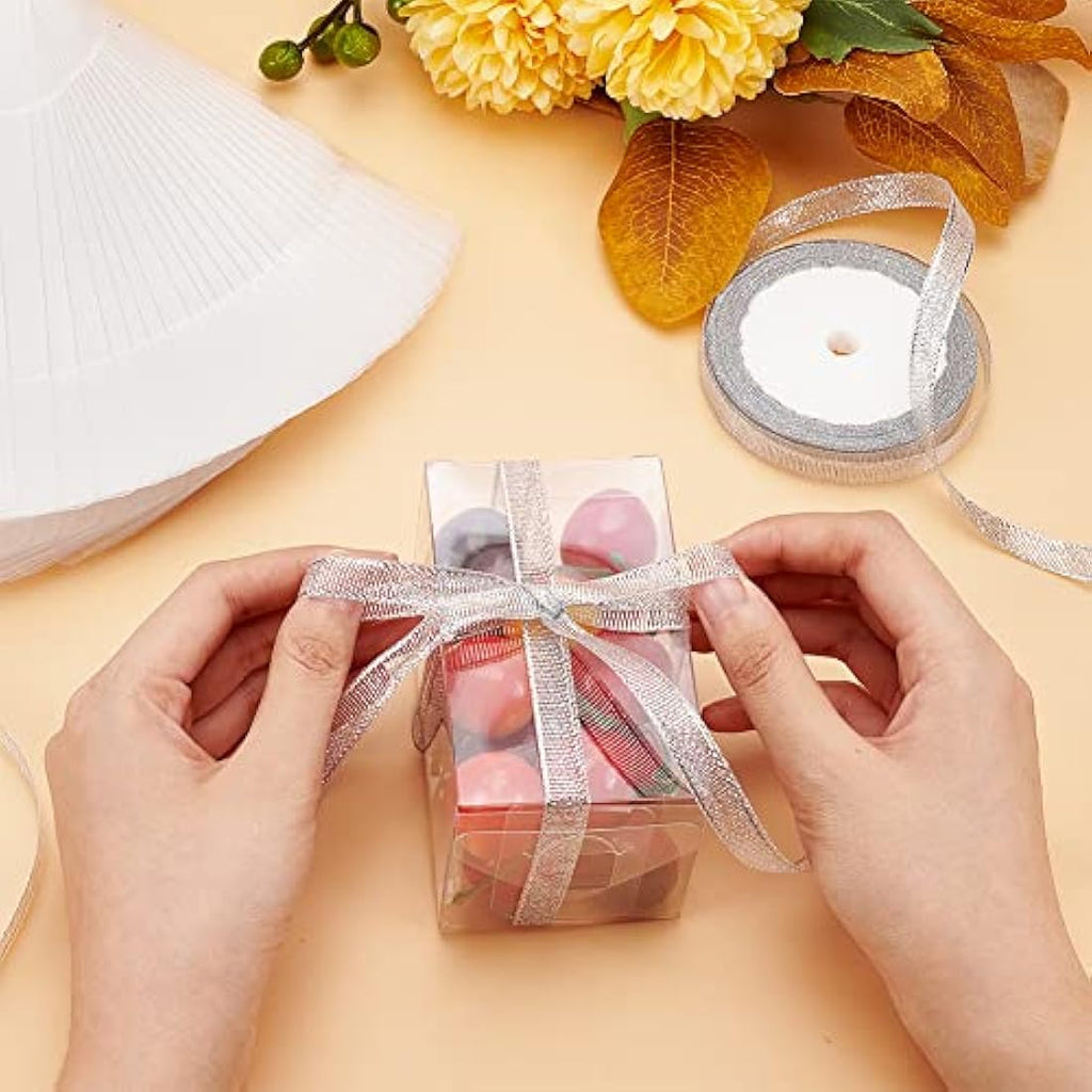 BENECREAT 30PCS Clear PVC Gift Boxes – 6x6x10cm Transparent Favor Boxes