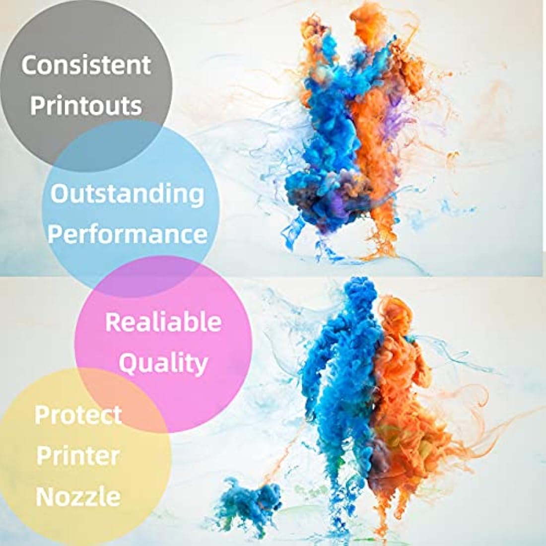 ATTA Sublimation Ink for Sawgrass SG400 SG800 - High Yield 5-Pack Kit
