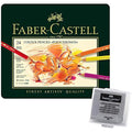 Faber-Castell Polychromos Artist Colouring Pencils, 24 Set with Eraser