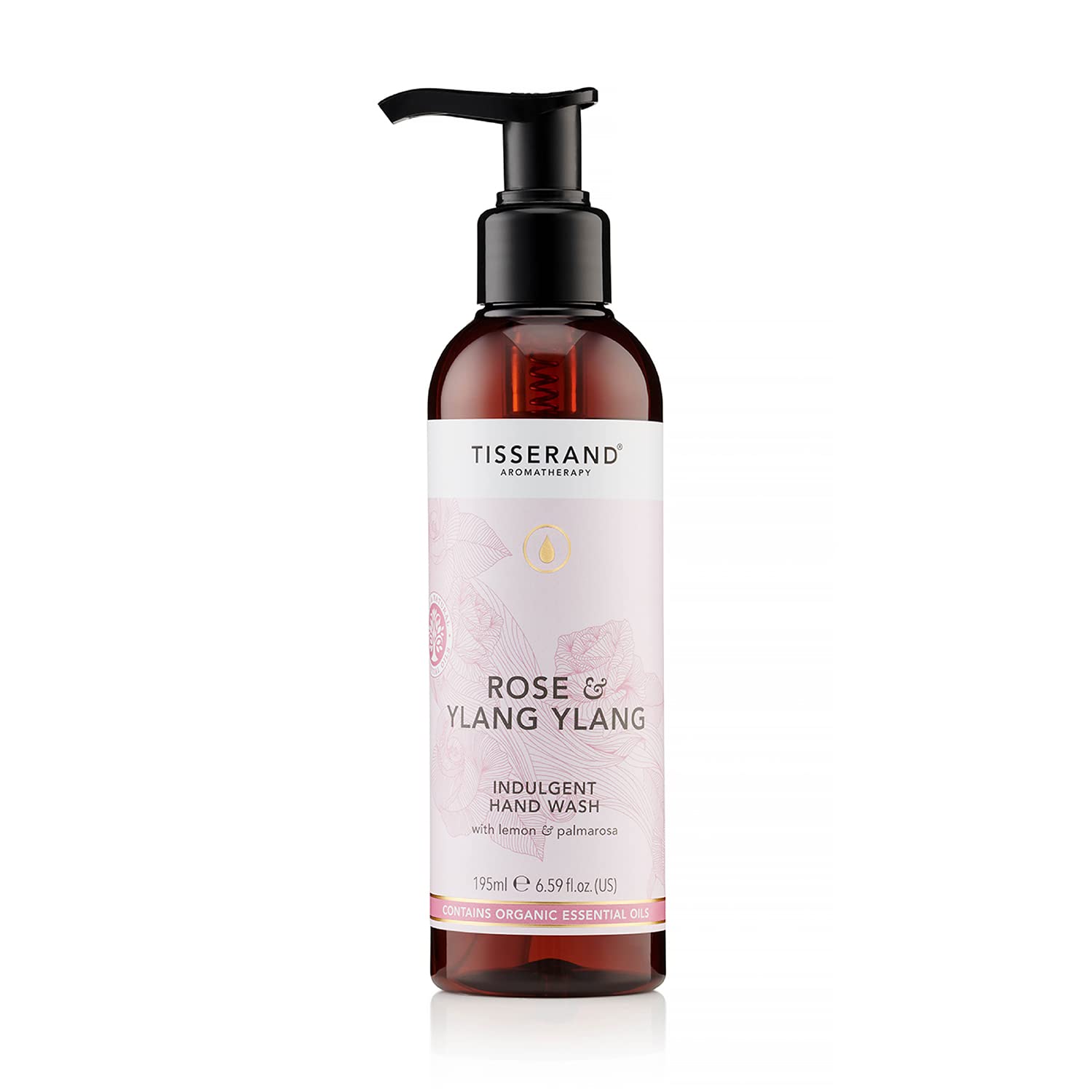 Tisserand Aromatherapy Indulgent Hand Wash – Rose & Ylang Ylang – 195ml