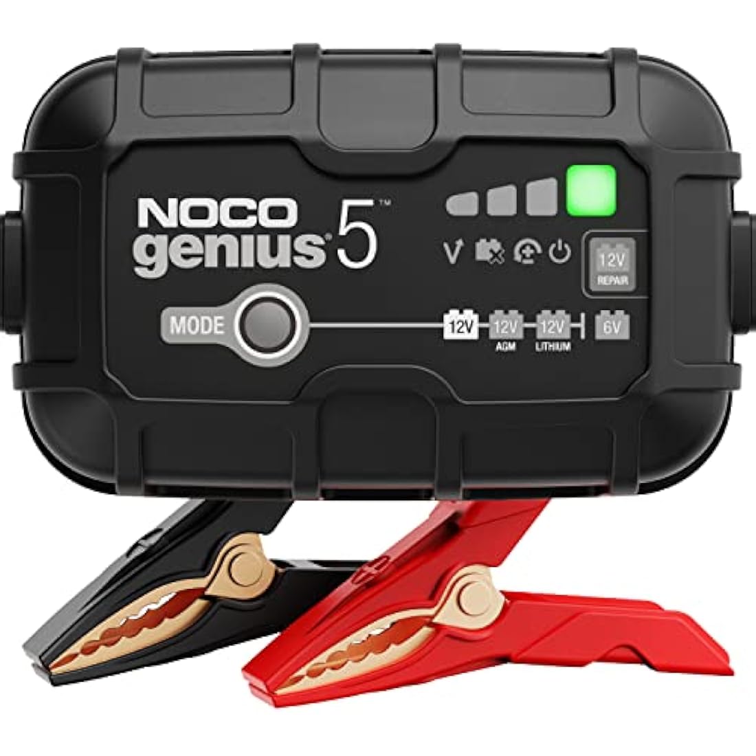 NOCO GENIUS5 5A Smart Battery Charger - 6V/12V Maintainer & Desulfator