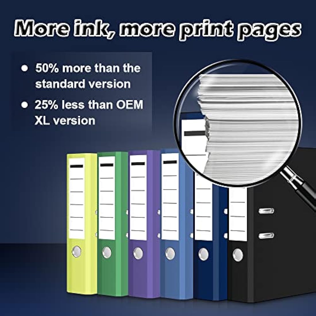 953XL Ink Cartridges for HP Officejet Pro 7740 8710 | 4-Pack