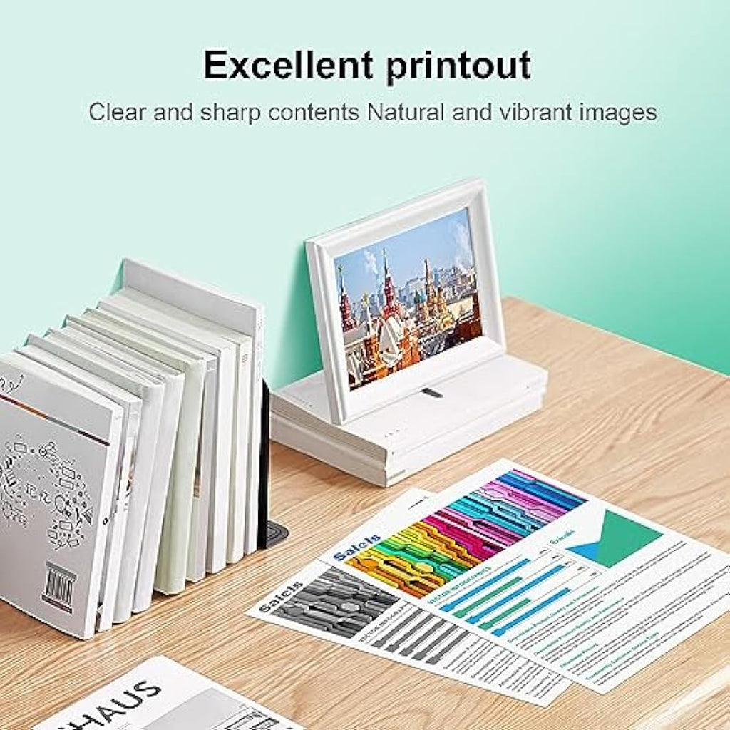 Salols 62XL Ink Cartridges Replacement for HP 62 - Black & Tri-Color 2-Pack