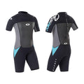 Osprey Women's Origin Shorty Wetsuit – 3/2mm Neoprene - Black/Blue