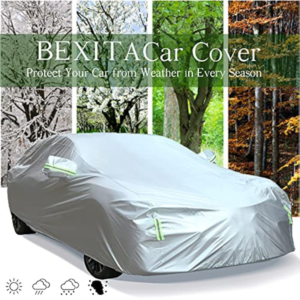 BEXITA Waterproof Car Cover | All Weather UV Protection - Saloon Size XL