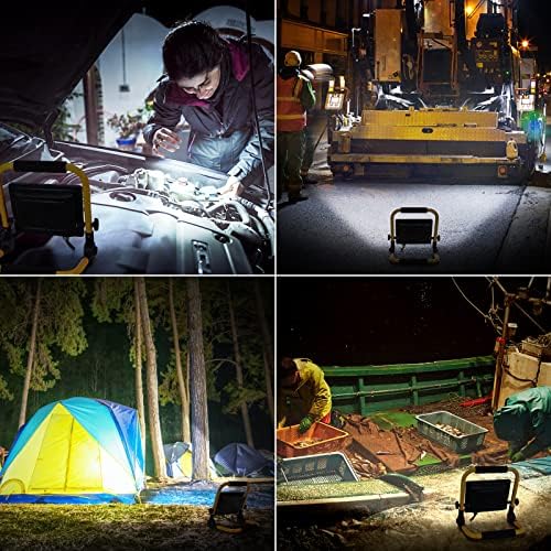 Aigostar 50W LED Work Light | 4500LM IP65 Waterproof Portable Floodlight