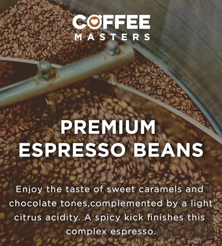 Coffee Masters All Day Blend Espresso Beans - Medium Roast 4x1kg