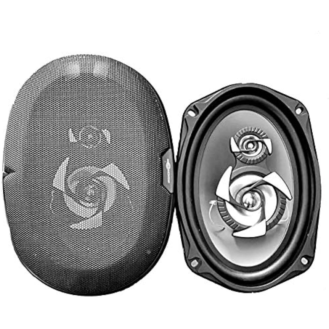 Sakura Sub-Zero 6x9 Inch Triaxial Car Speakers - 450W Polypropylene