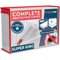 WRAPPYBAG Bed Bug Mattress Protector | Waterproof Cotton Super King
