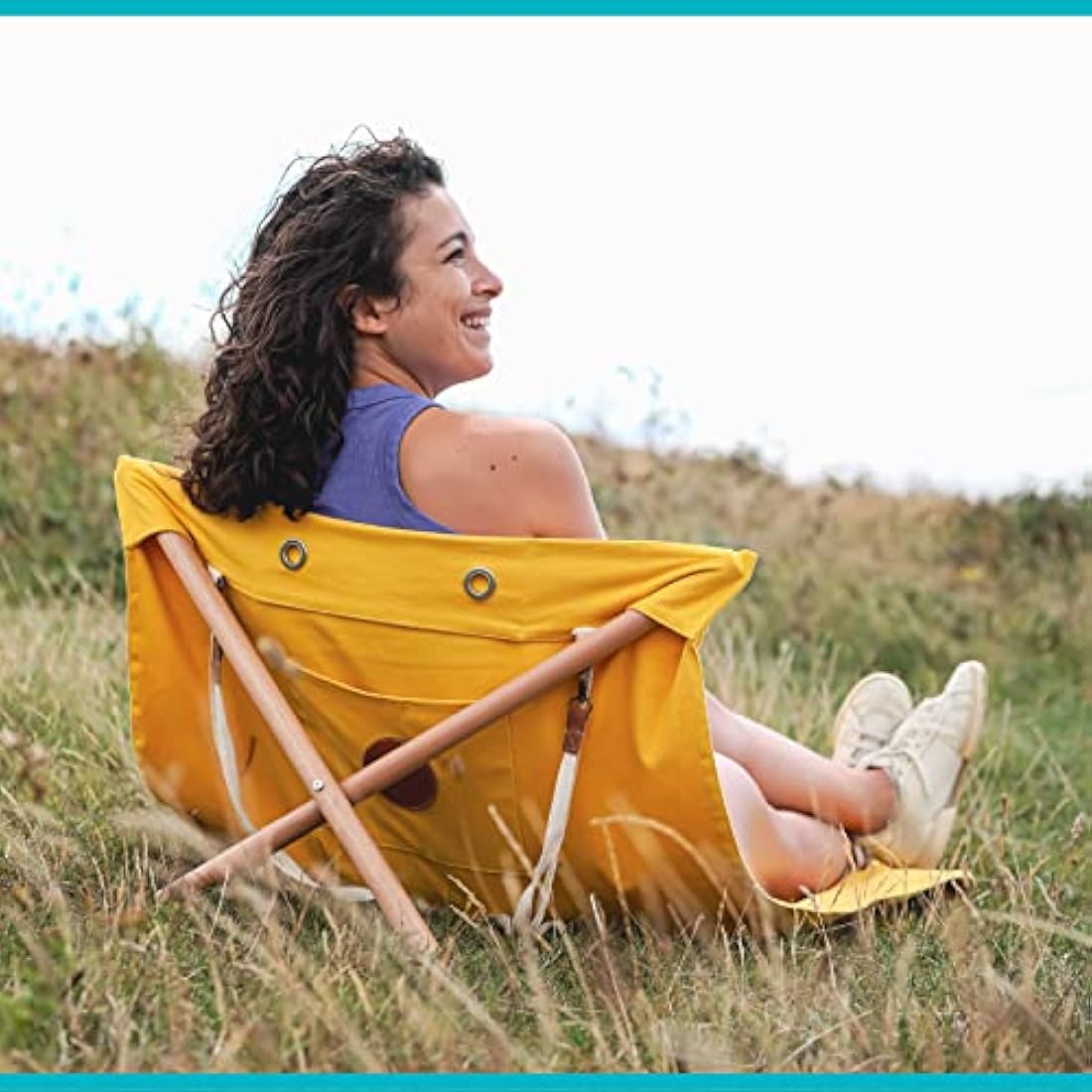 Sunsit Foldable Beach Chair – Lightweight Backpack Lounger